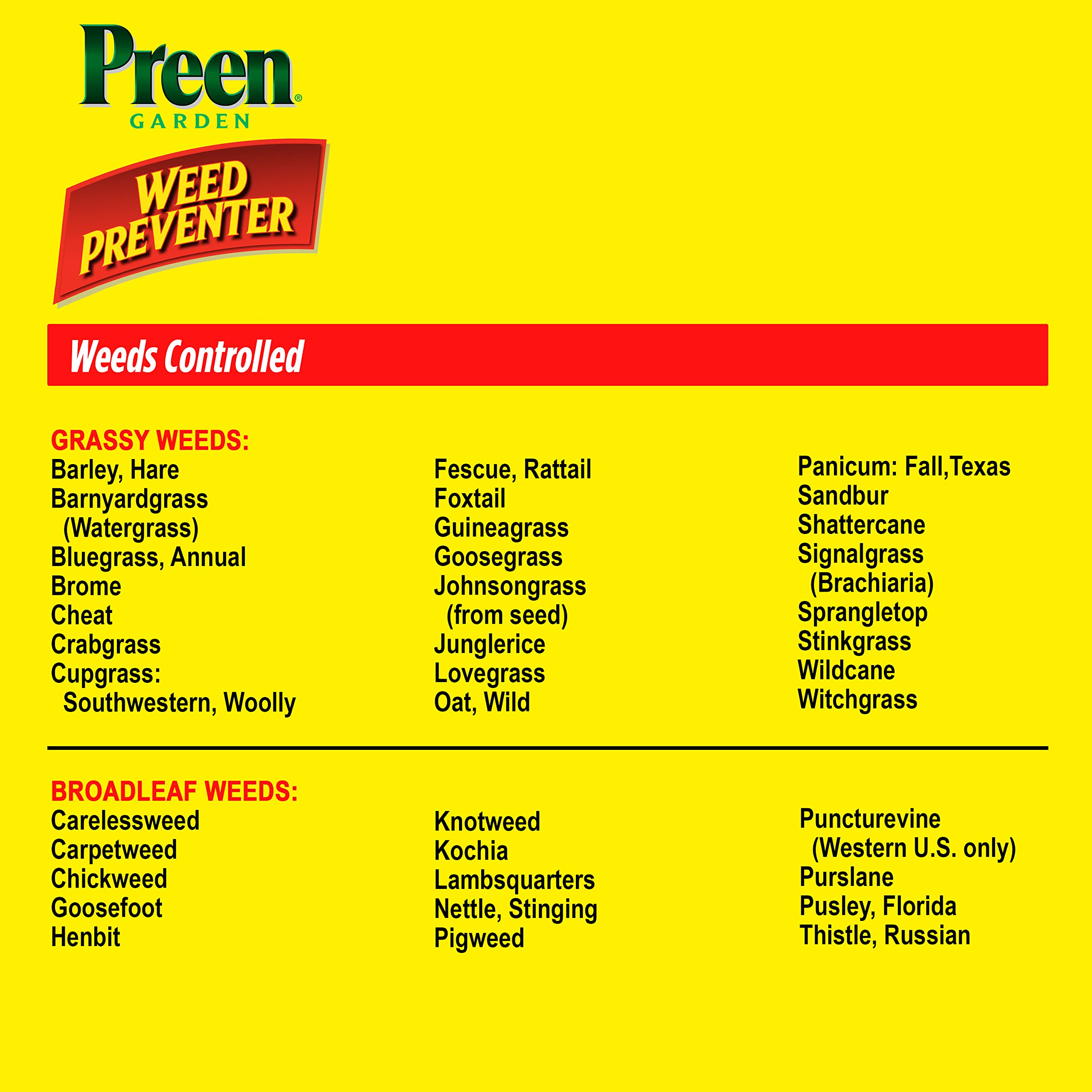 Preen Garden Weed Preventer - 13 lb. - Covers 2,080 sq. ft.