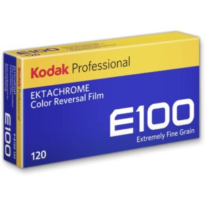 kodak e100g professional iso 100, 120mm, color transparency film (5 roll per pack)