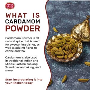 Spicy World Ground Cardamom Powder (Cardamon) 3.5 Ounce Bag