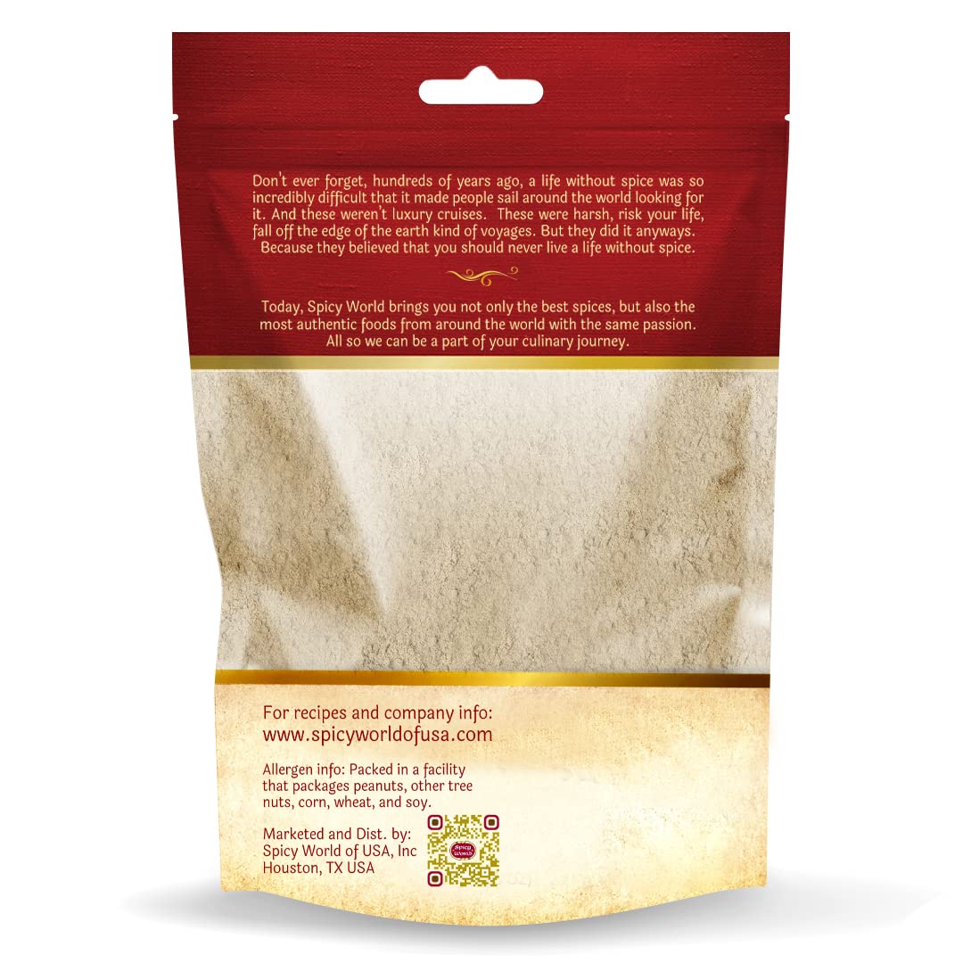 Spicy World Ground Cardamom Powder (Cardamon) 3.5 Ounce Bag