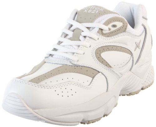 Apex Women's Apex Lace Walkers Walking Shoe,White,10.5 W US