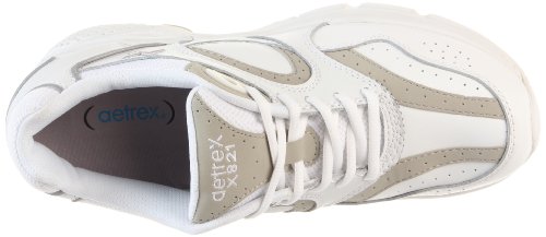 Apex Women's Apex Lace Walkers Walking Shoe,White,10.5 W US