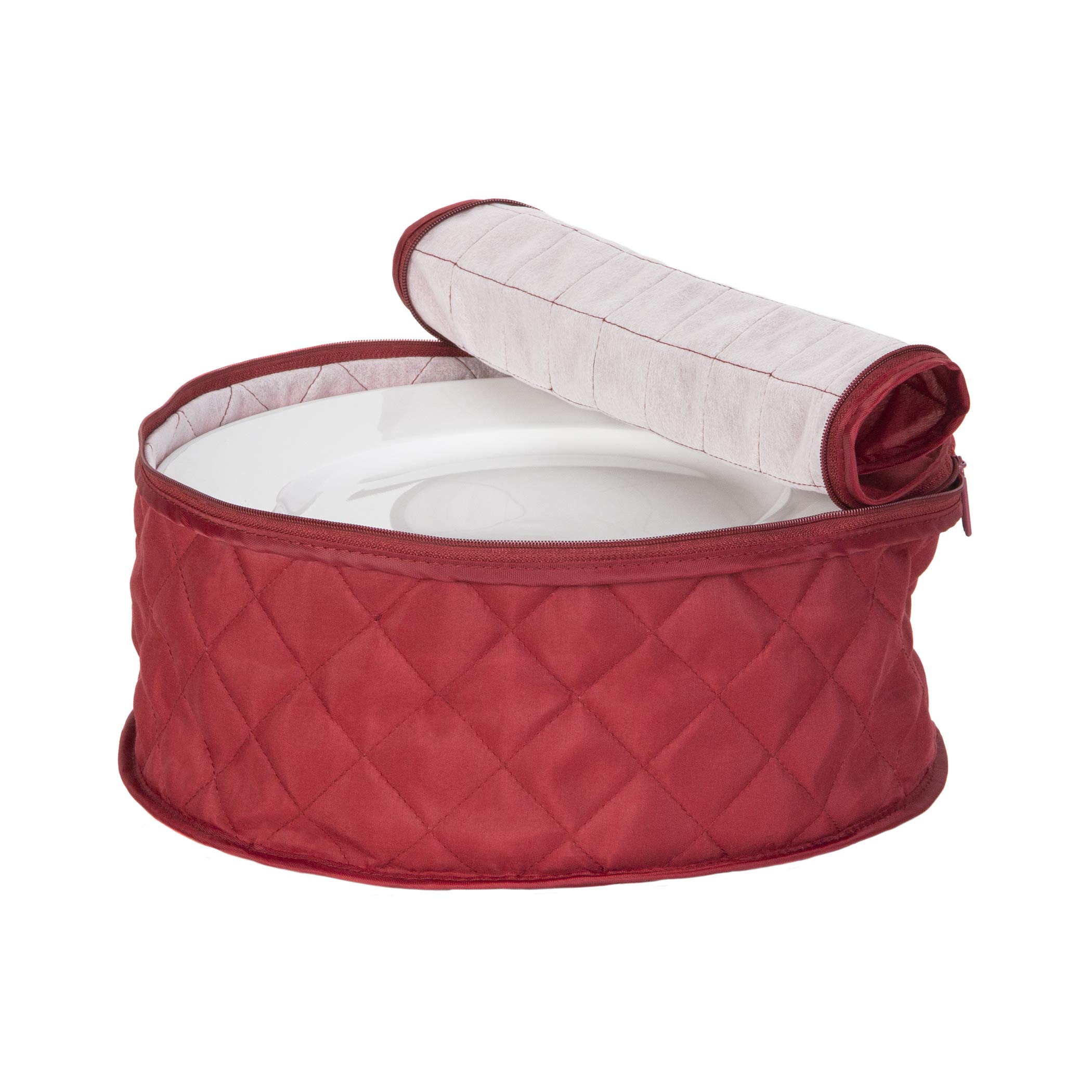 Richard's Homewares - Quilted China Keepers 6pc. Starter Set - Crimson