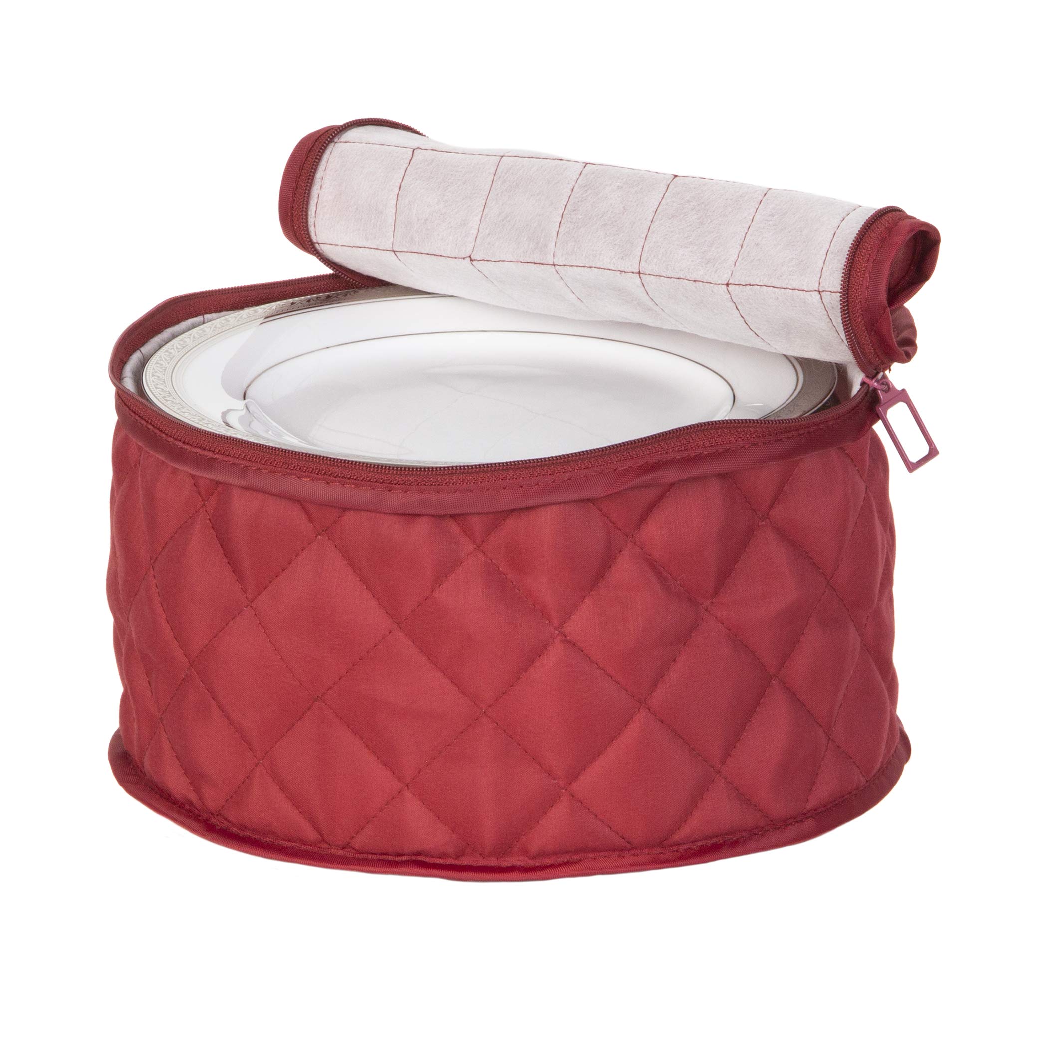 Richard's Homewares - Quilted China Keepers 6pc. Starter Set - Crimson