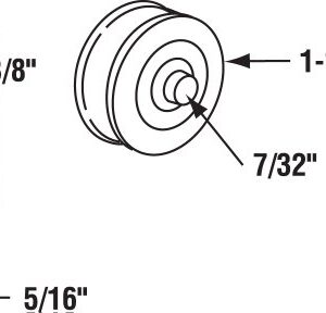 Prime-Line D 1766 1-1/2 In. Steel Ball Bearing Rollers, for Precision (2 Pack)