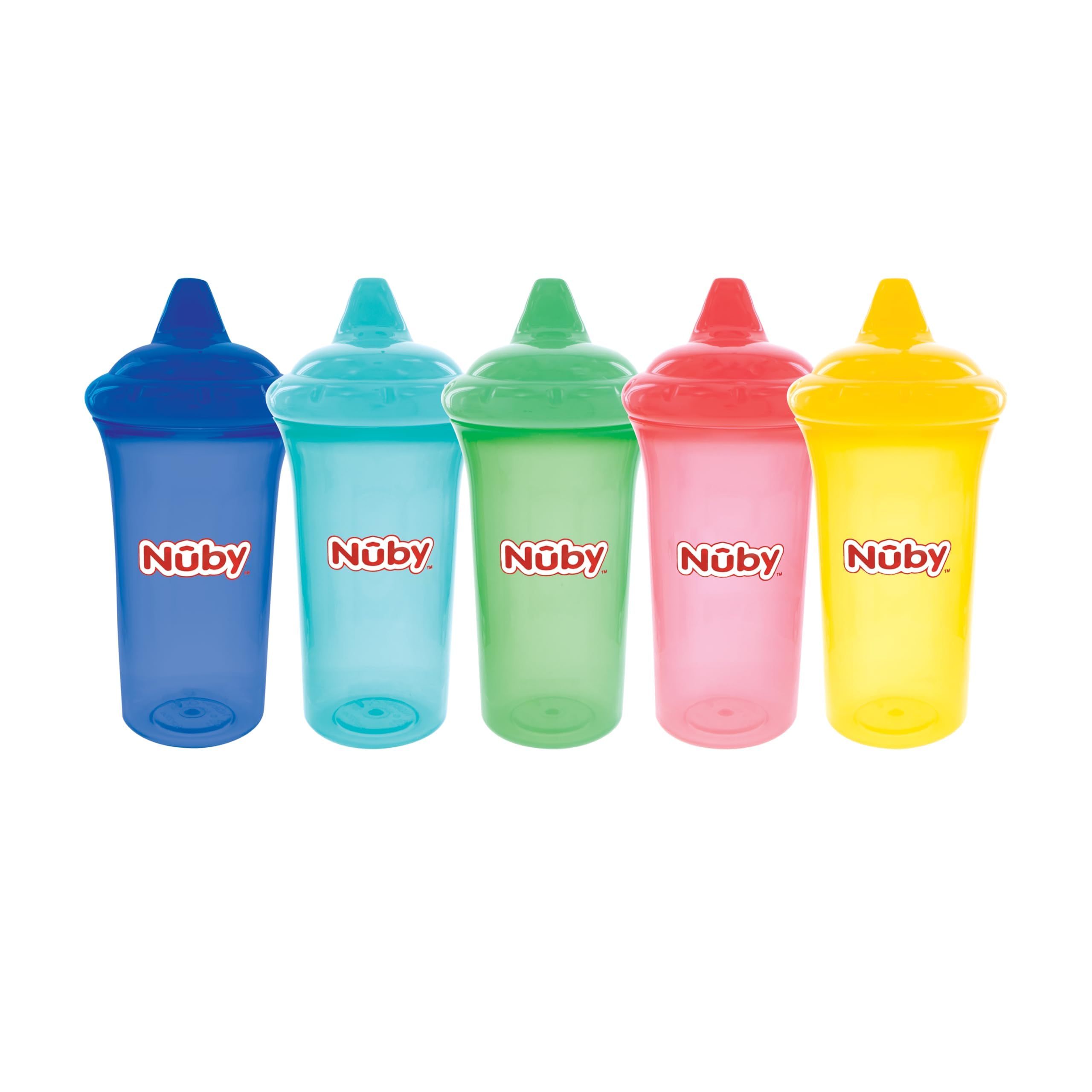Nuby No-Spill Cup with Dual-Flo Valve, Sippy Cup for Baby and Toddler, 9 Ounce, Color May Vary (Package Includes Any 1 Random Color Sippy Cup Only)