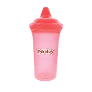 Nuby No-Spill Cup with Dual-Flo Valve, Sippy Cup for Baby and Toddler, 9 Ounce, Color May Vary (Package Includes Any 1 Random Color Sippy Cup Only)