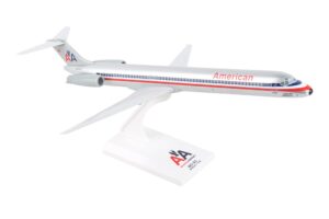 daron skymarks american airlines md-80 old livery airplane model building kit 1/150-scale