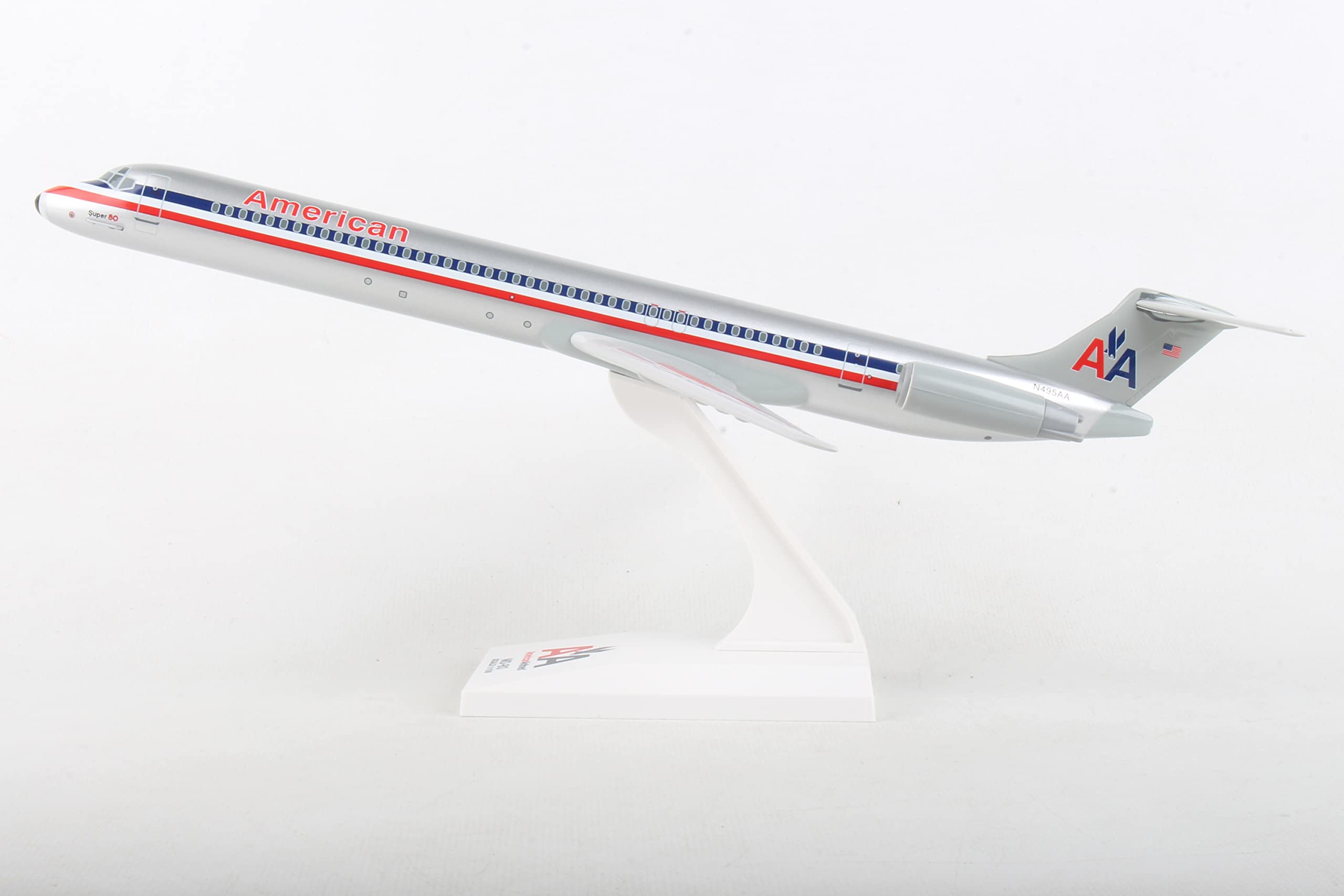 Daron Skymarks American Airlines MD-80 Old Livery Airplane Model Building Kit 1/150-Scale