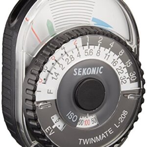 Sekonic 401-208 Twin Mate Light Meter (Black/White)