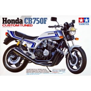tamiya 300014066 14066 honda cb750f custom tuned (ltd edition) 1:12 motorbike model kit, multicoloured