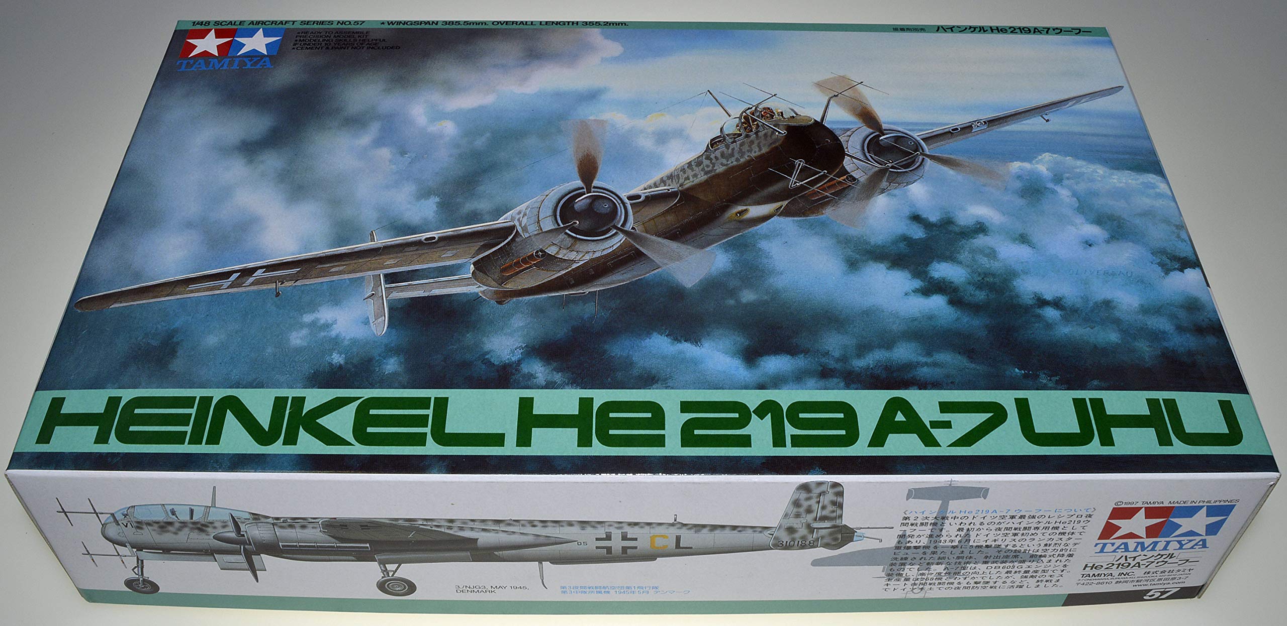 Tamiya Models Heinkel He 219 Uhu Model Kit