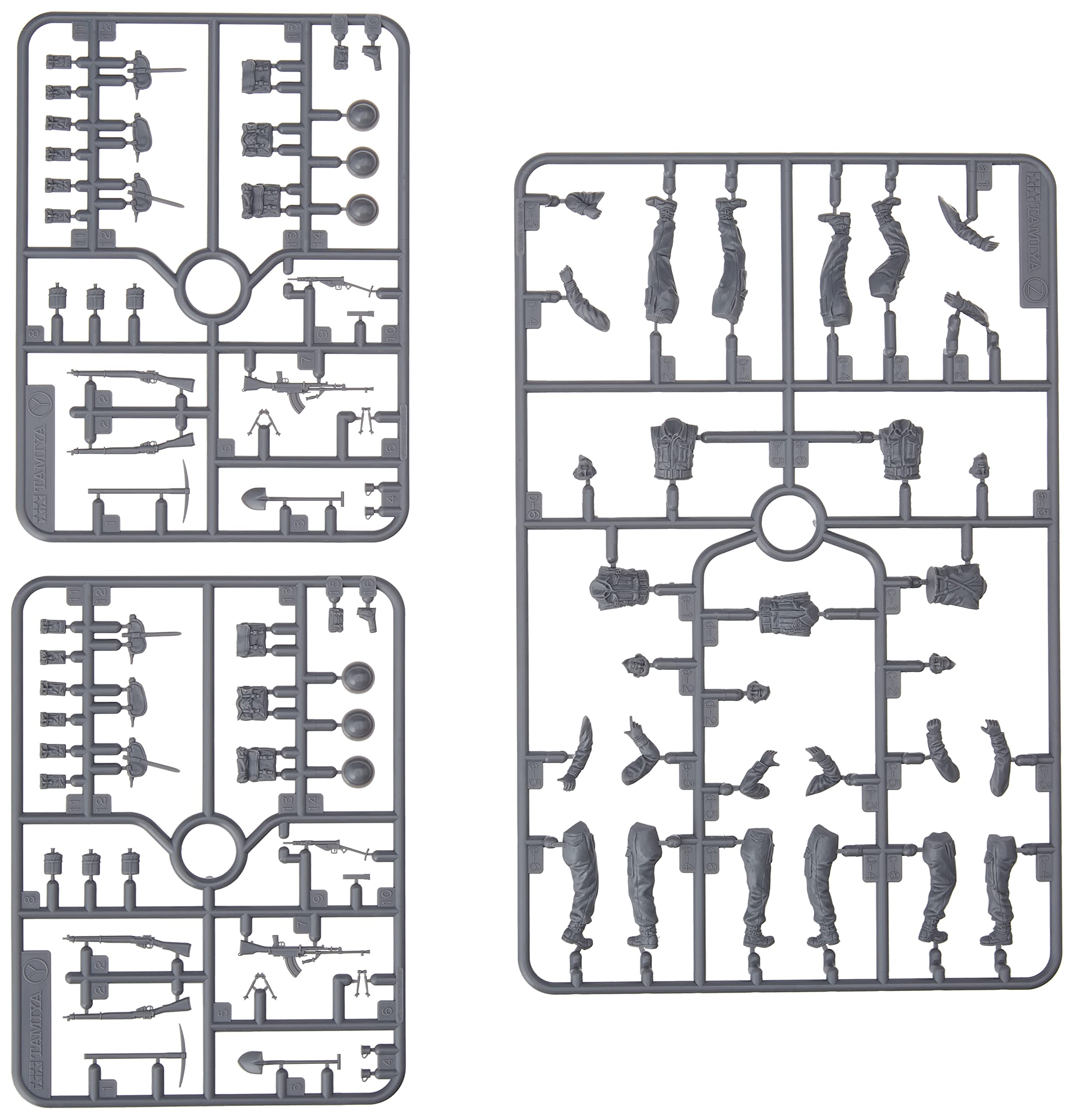 Tamiya 300035223 1:35 WWII British Infantry Patrol Group Pack, 5 Soldiers