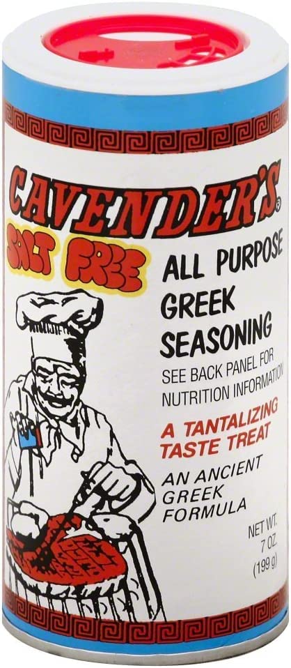 Cavenders All Purpose Greek Seasoning, Salt Free(No MSG), 7oz