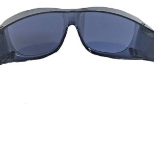 Solar Shield Fits-Over SS Polycarbonate II Smoke Sunglasses