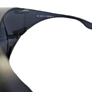 Solar Shield Fits-Over SS Polycarbonate II Smoke Sunglasses