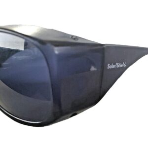 Solar Shield Fits-Over SS Polycarbonate II Smoke Sunglasses