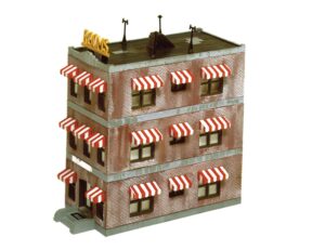 life-like trains ho scale building kits - belvedere downtown hotel