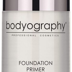 BODYOGRAPHY - Foundation Primer (Clear): Flawless Anti-Aging Salon Makeup Primer w/Vitamin E, A, Jojoba, Grapeseed Oil | Control Shine | Gluten-Free, Cruelty-Free, 1 oz.