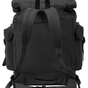 Black European Rucksack 20" x 13" x 7and half