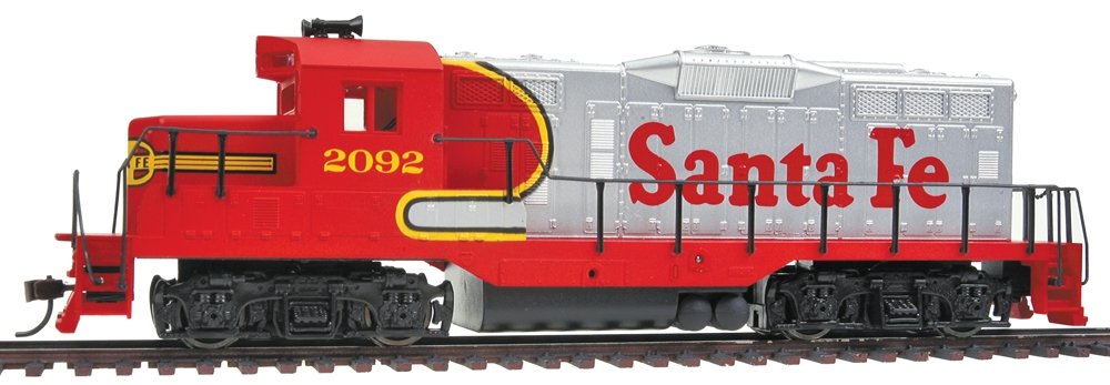 Walthers Trainline EMD HO Scale GP9M Ready-to-Run Sante Fe (Superfleet) #2092