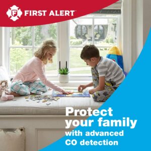First Alert CO400 Carbon Monoxide (CO) Detector, Battery Operated Alarm, 1-Pack