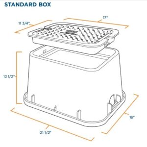 Orbit 53212 12" Standard Rectangular Sprinkler Valve Box