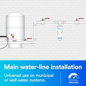 3M Aqua-Pure Whole House Scale Inhibition Inline Water System AP430SS, Prevents Scale Build Up On Hot Water Heaters and Boilers