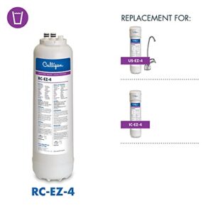 Culligan RC 4 EZ-Change Water Filtration Replacement Cartridge, 500 Gallons, 1 Count (Pack of 1), White