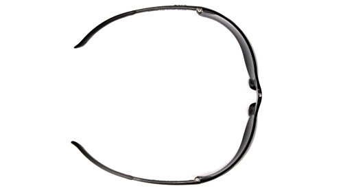 Pyramex Ztek Safety Glasses, Black Frame, Indoor-Oudoor Mirror Lens