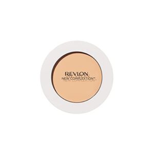 revlon foundation, new complexion one-step face makeup, longwear light coverage with matte finish, spf 15, cream to powder formula, oil free, tender peach, 0.35 oz