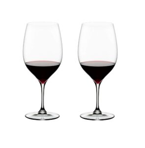 riedel 6404/0 red wine glasses, pair set, grape@riedel cabernet/merlot, 25.4 fl oz (750 ml)