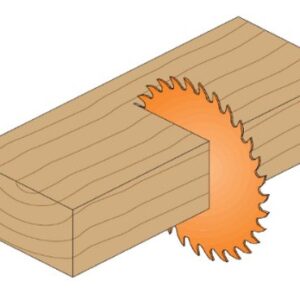 CMT 251.040.08 ITK Industrial Finish Saw Blade, 8-8-1/4-Inch x 40 Teeth 1FTG+4ATB Grind with 5/8-Inch Bore