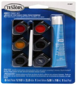 testors acrylic pods paint kit, 8 piece set, multicolor