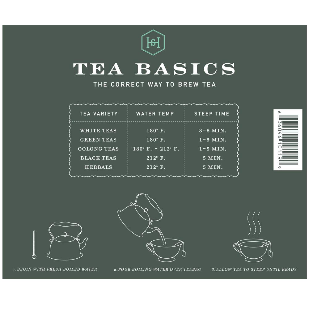Harney & Sons Organic Peppermint Tea 1.76oz/50g (50 Tea Bags)