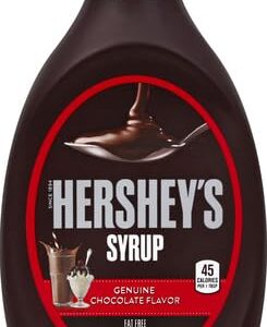 HERSHEY'S Chocolate Syrup Bottle, 24 oz