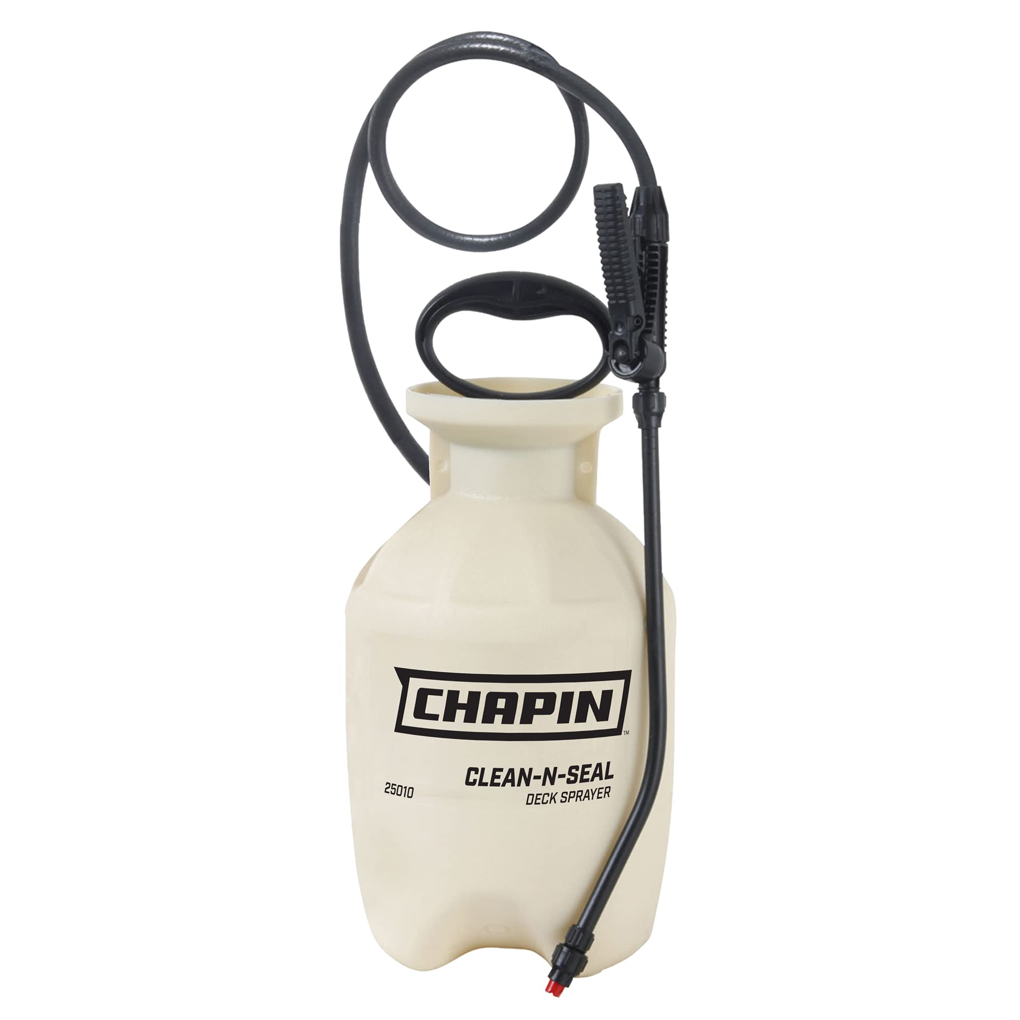 Chapin International 25010 1-Gallon Clean 'N Seal Poly Deck Sprayer for Deck Cleaners and Transparent Stains and Sealers, 1-Gallon (1 Sprayer/Package)