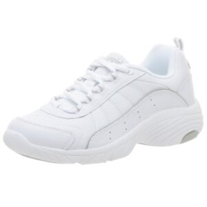 easy spirit womens punter sneaker, white 130, 7.5 us