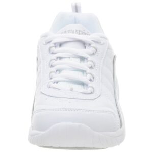 Easy Spirit womens Punter Sneaker, White 130, 7.5 US