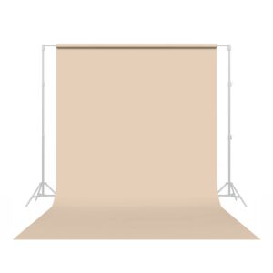 savage seamless paper photography backdrop - color #19 egg nog, size 107 inches wide x 36 feet long, backdrop for youtube videos, streaming, interviews and portraits - made in usa