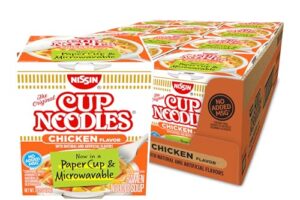 nissin, cup noodles soup, chicken flavor, 2.25 oz (case of 12)