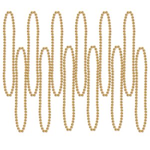 gold party beads