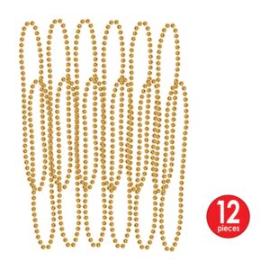 Gold Party Beads