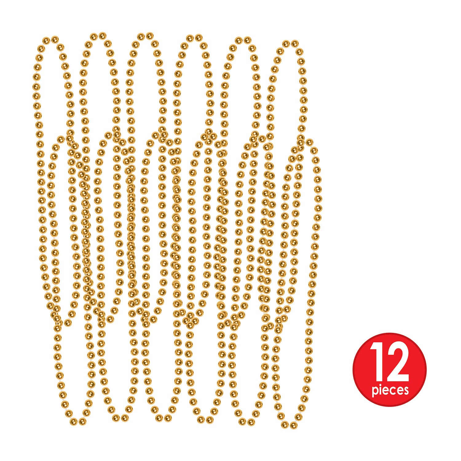 Gold Party Beads