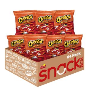 cheetos cheese flavored snacks, crunchy, 2 ounce (pack of 64)