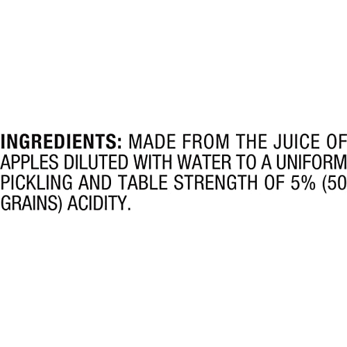 Heinz All Natural Apple Cider Vinegar with 5% Acidity (32 fl oz Bottle) - Packaging may vary