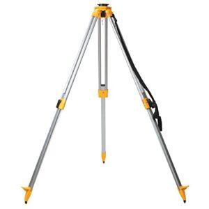 DEWALT Tripod Stand, Heavy Duty, Construction Tripod, Built-In Strap for Easy Transport on Jobsites (DW0737)