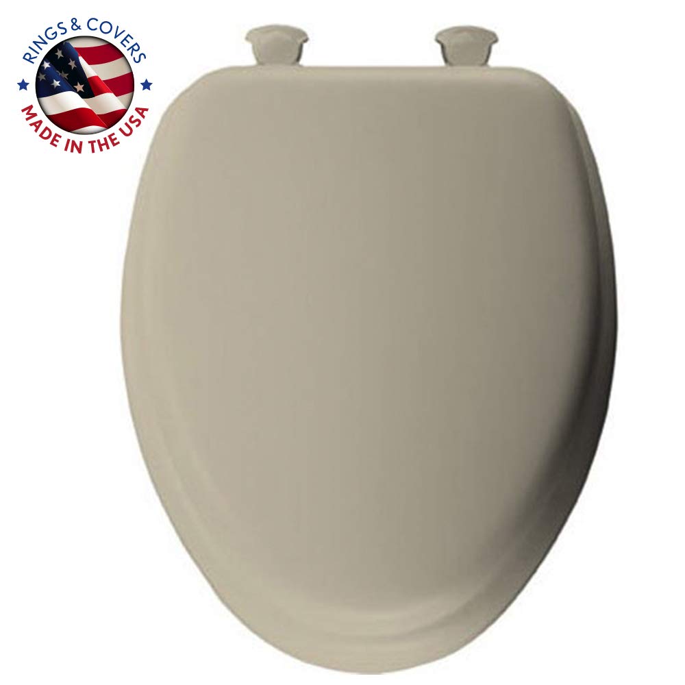 Bemis 113EC 006 Toilet Seat, 1 Pack Elongated, Bone