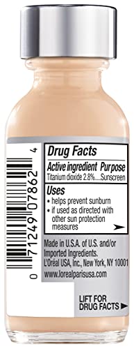 L'Oreal Paris Makeup True Match Super-Blendable Liquid Foundation, Natural Buff N3, 1 Fl Oz,1 Count