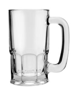 anchor hocking glass 20-oz beer mug, clear, set of 6